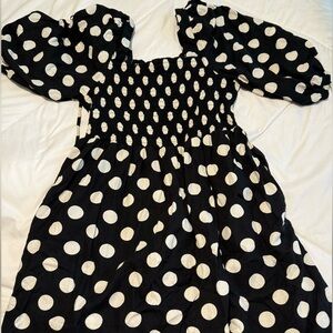 Black & White Polka Dot Ava & Viv Dress